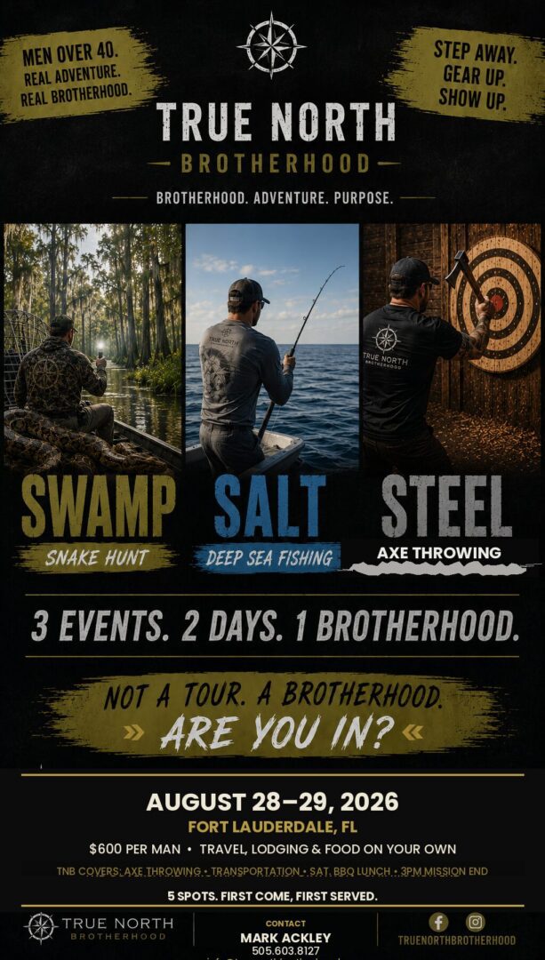 True North Brotherhood adventure event poster
